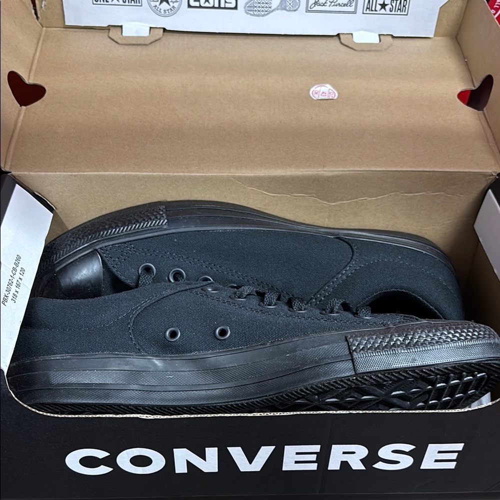 Converse Chuck Taylor All Star Street Ox Black Low-Top Sneakers Classic Style